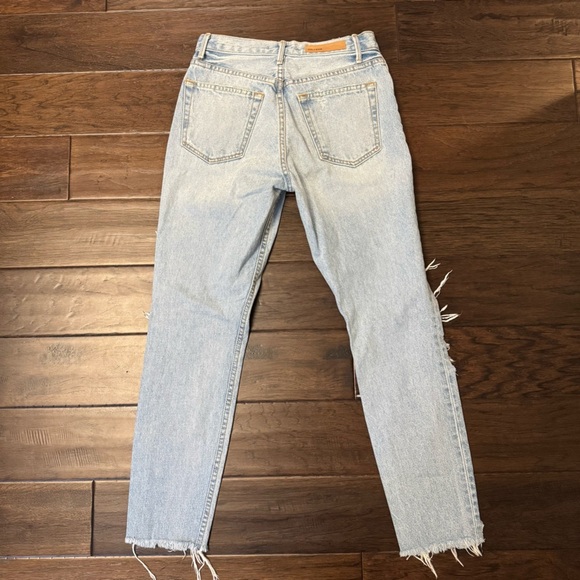 GRLFRND Karolina Straight Leg Ripped Jeans - Women’s 26 - Picture 3 of 5